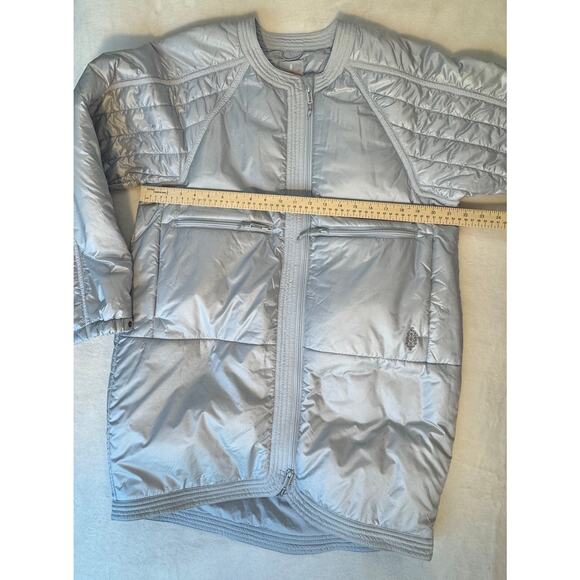 Free People Movement Ice Blue Down Packable Liner Jacket Coat XS NEW Oversized - Picture 8 of 15